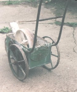 An early Ayres patent tennis court marker in as found condition